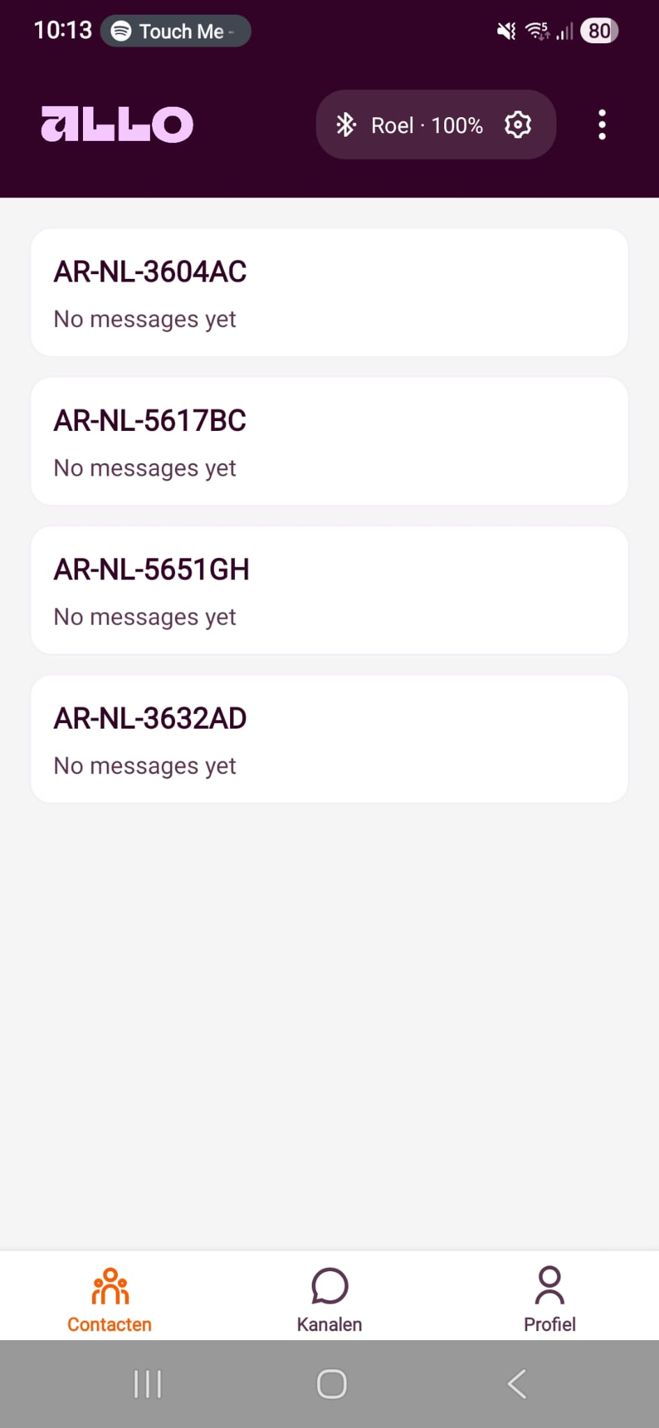 Allo creëer account - stap 6